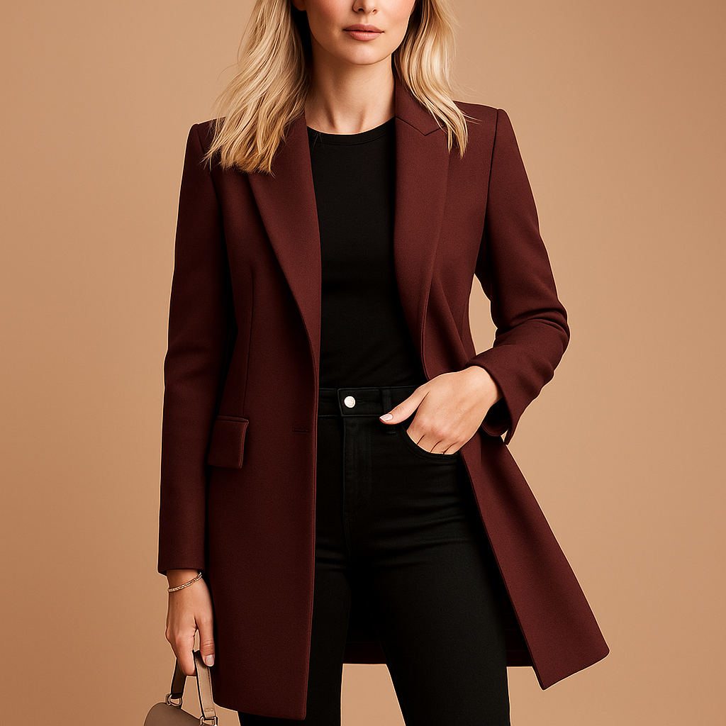 Getailleerde Dames Trenchcoat met Lange Pasvorm