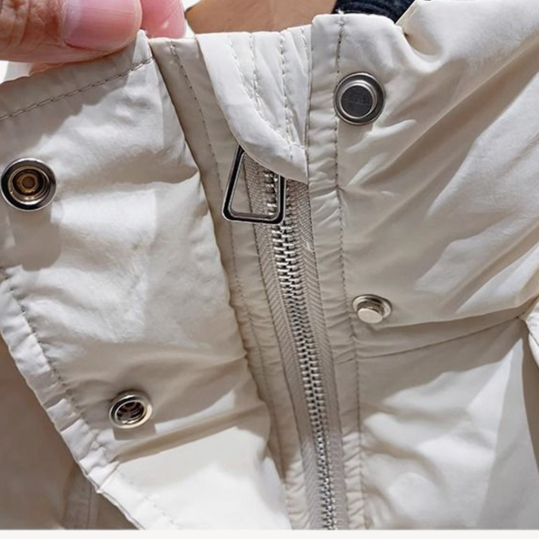 Trendy Warme Dames Puffer Jas met Capuchon