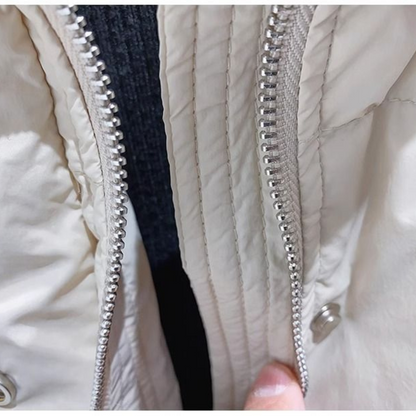 Trendy Warme Dames Puffer Jas met Capuchon