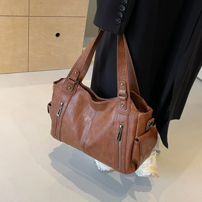 Lila | Sac à main fonctionnel pour femme avec fermeture éclair et bandoulière