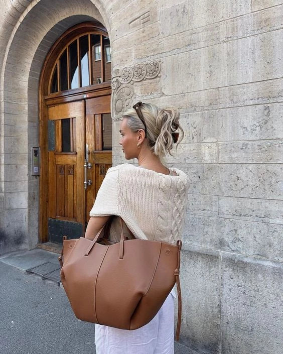 Talea | Sac bandoulière minimaliste en cuir