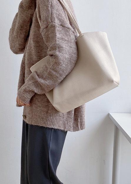 Sac cabas élégant et spacieux en cuir pour femme 
