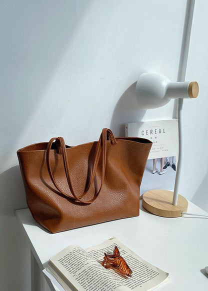 Sac cabas élégant et spacieux en cuir pour femme 