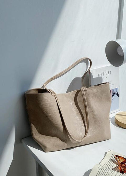 Sac cabas élégant et spacieux en cuir pour femme 