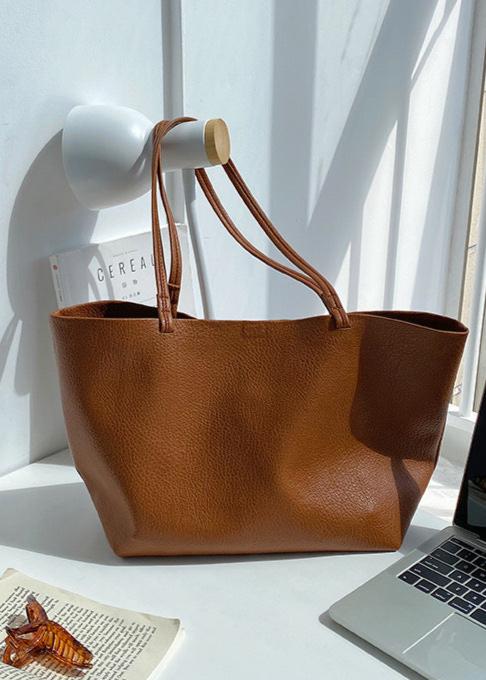 Sac cabas élégant et spacieux en cuir pour femme 