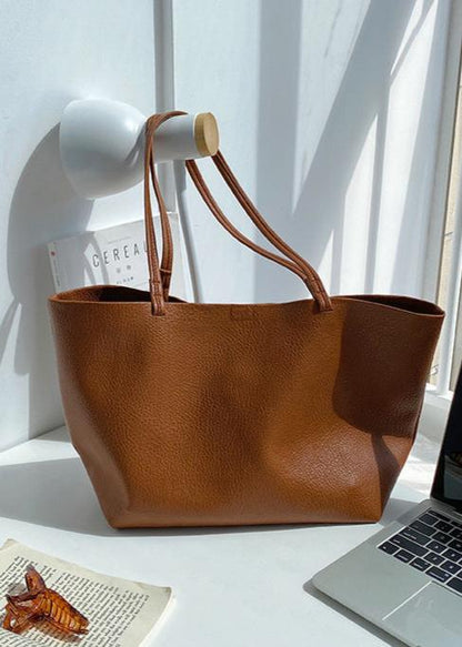 Sac cabas élégant et spacieux en cuir pour femme 