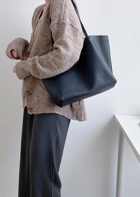 Sac cabas élégant et spacieux en cuir pour femme 