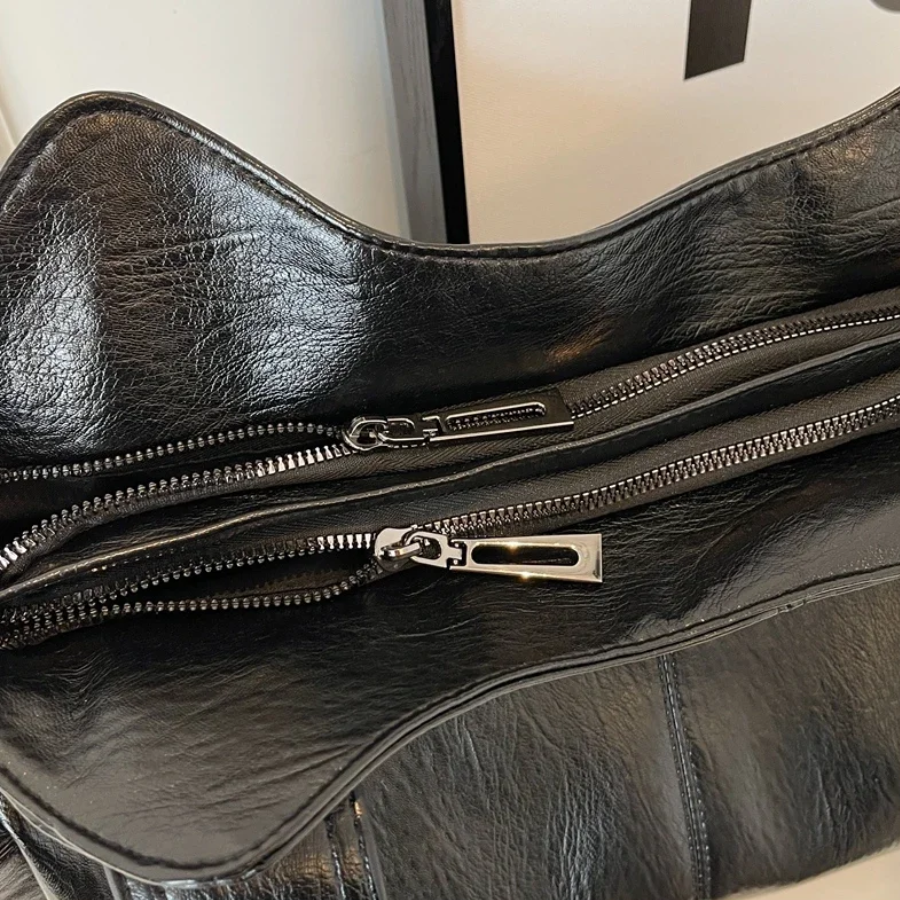 Lila | Sac à main fonctionnel pour femme avec fermeture éclair et bandoulière
