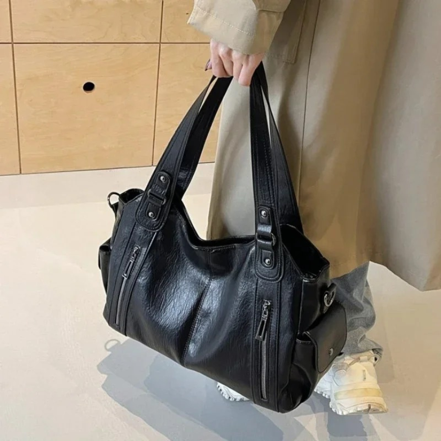 Lila | Sac à main fonctionnel pour femme avec fermeture éclair et bandoulière