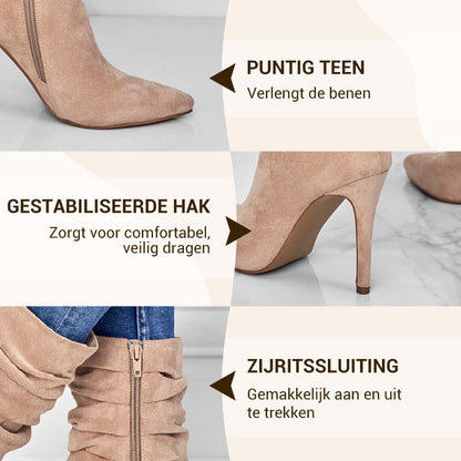 💖 Nieuwe Collectie 2025 💖 Elegante Hoge Hak Puntige Laarzen