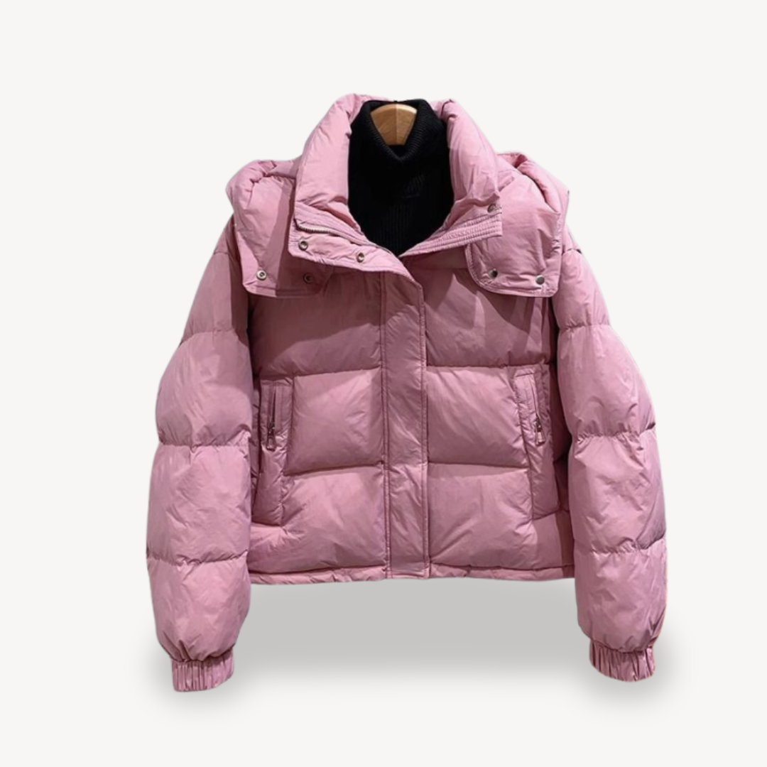 Trendy Warme Dames Puffer Jas met Capuchon