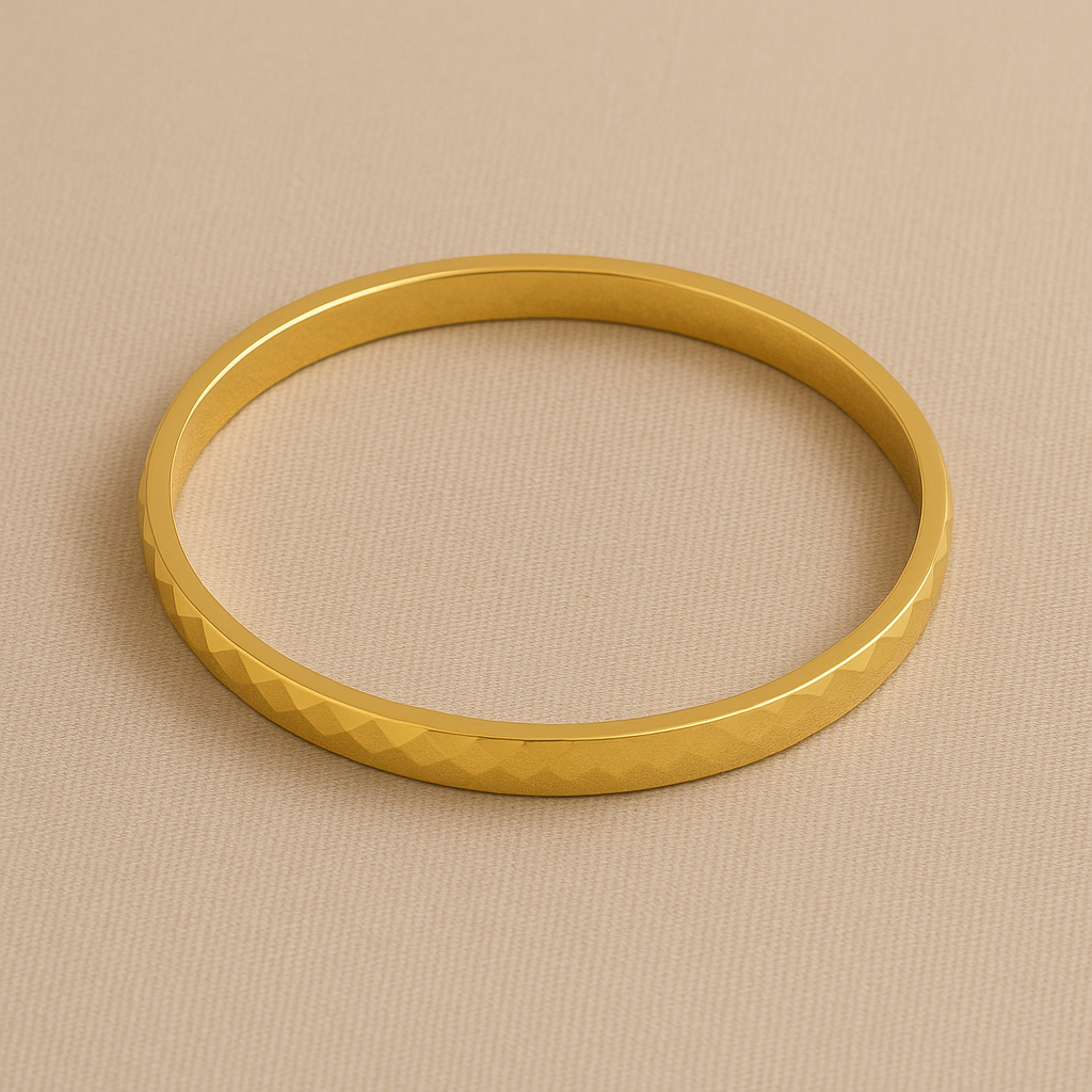 Margrit | Bracelet bracelet martelé minimaliste