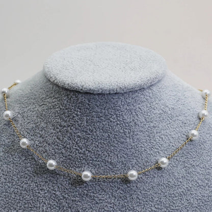 Collier de perles en or