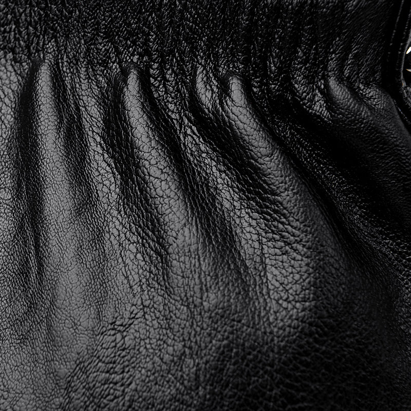 Leila | Sac à main élégant à plis souples et bandoulière ajustable