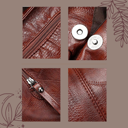 Lizi | Sac bandoulière décontracté au look cuir vintage