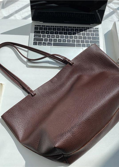 Sac cabas élégant et spacieux en cuir pour femme 