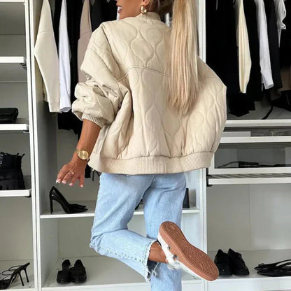 Oversized Gewatteerde Bomberjack Dames