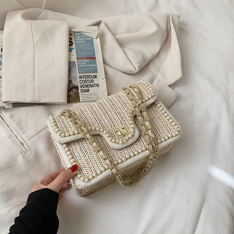 Miya | Sac à main bohème pour femme avec détails en perles