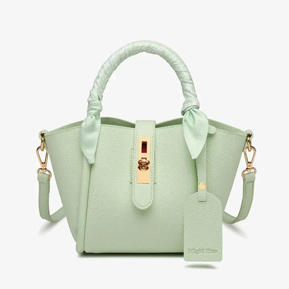 Tery | Sac à main de luxe avec détail foulard et fermoir doré