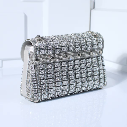Tadea | Sac bandoulière tendance orné de strass mosaïque 