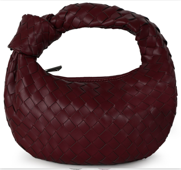 Sac à bandoulière de luxe pour femme avec détails tressés