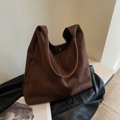 Sac cabas de luxe en daim 