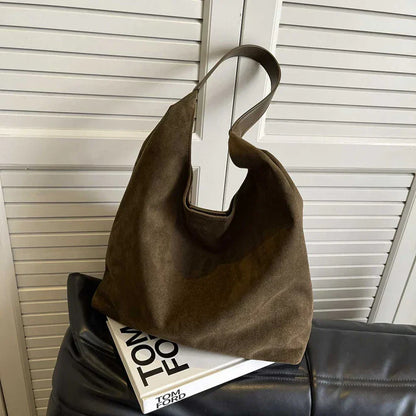 Sac cabas de luxe en daim 