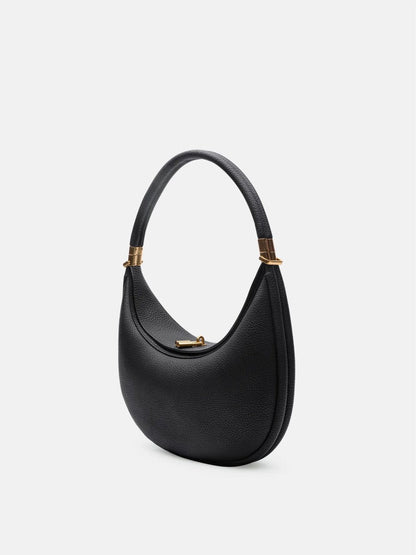 Thonia | Sac bandoulière chic et minimaliste en forme de demi-lune
