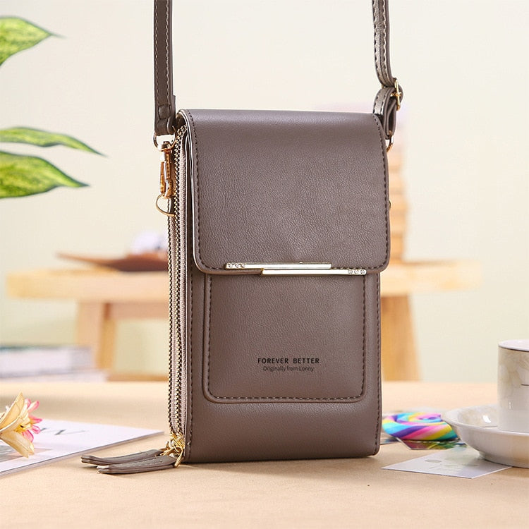 Leda | Minimalistische Crossbody Telefoontas