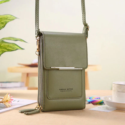 Leda | Minimalistische Crossbody Telefoontas