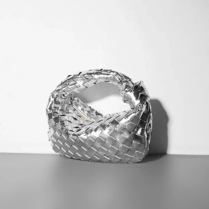 Sac à bandoulière de luxe pour femme avec détails tressés