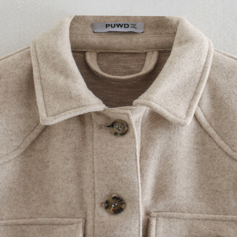 Elegante Warme Dames Jas met Knopen