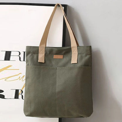 Leola | Sac bandoulière minimaliste en toile à double compartiment