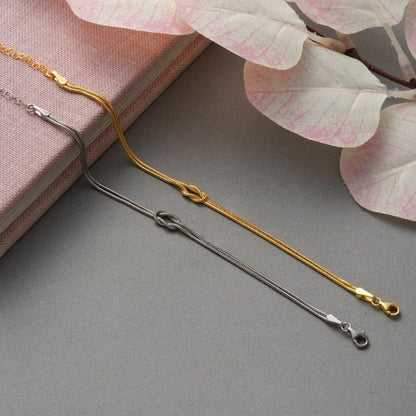 Taisha | Bracelet minimaliste avec détail de nœud