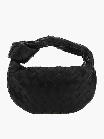 Sac à bandoulière de luxe pour femme avec détails tressés