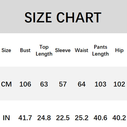 gratis verzending🎉🍃2-delige set gebreide top met V-hals en casual broek voor dames