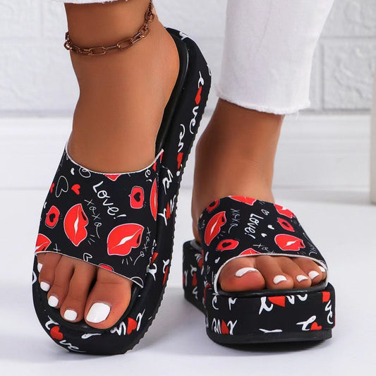 Antislip, Zweetabsorberende Platform Slippers