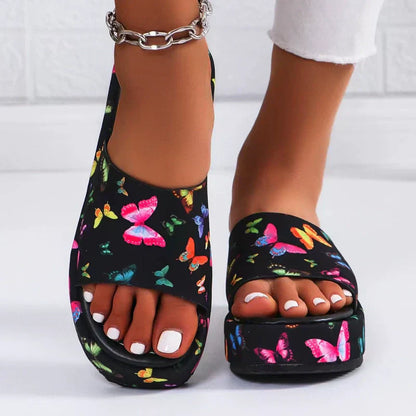 Antislip, Zweetabsorberende Platform Slippers