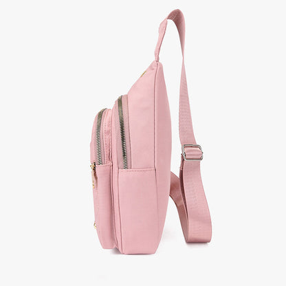 🏆️Sac bandoulière uni brodé antivol pour les voyages quotidiens