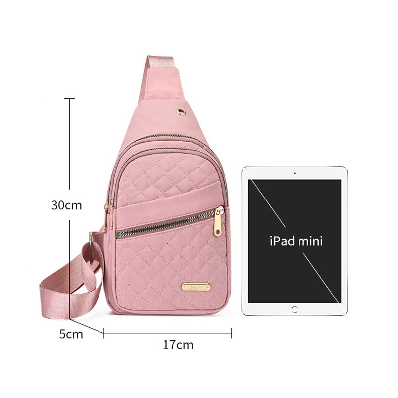 🏆️Sac bandoulière uni brodé antivol pour les voyages quotidiens