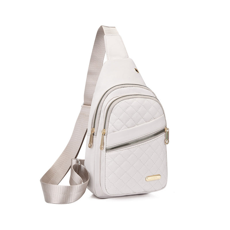 🏆️Sac bandoulière uni brodé antivol pour les voyages quotidiens