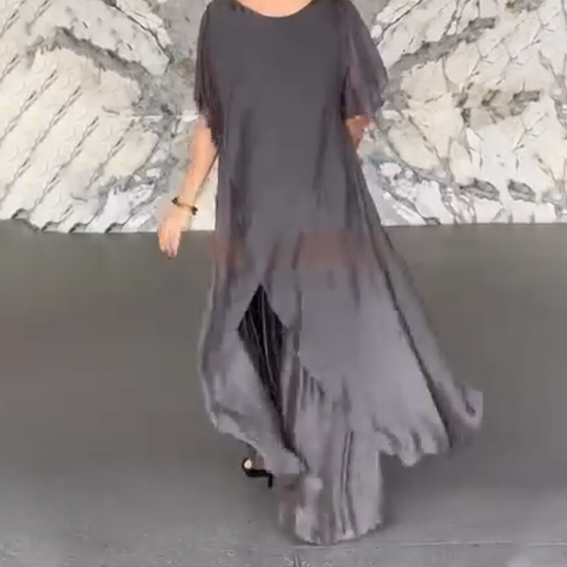 ⏳Tijdelijke korting💥Dames onregelmatige top en losse broekset