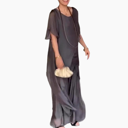 ⏳Tijdelijke korting💥Dames onregelmatige top en losse broekset