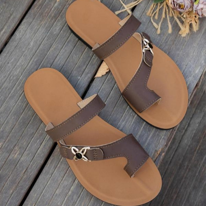Casual antislip platte sandalen voor dames