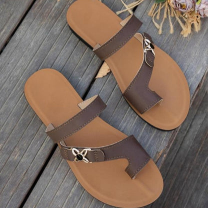 Casual antislip platte sandalen voor dames