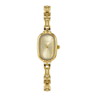 Montre-bracelet ovale vintage pour femme