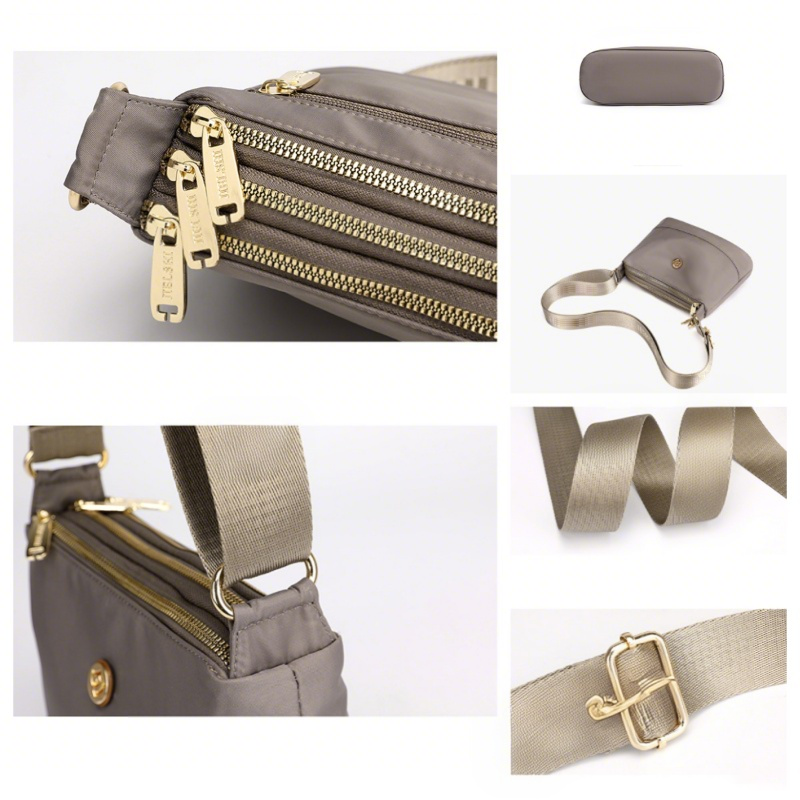 Sac bandoulière minimaliste et spacieux en nylon