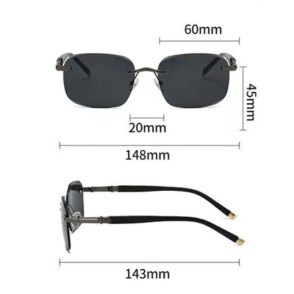 Lunettes de soleil de protection sans monture de haute qualité