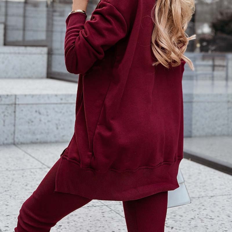 🤩 🤩 🤩 VANDAAG VOORDAT VOORDAT UITVERKOCHT! 👇🎁Casual set voor dames: sweatshirt en legging