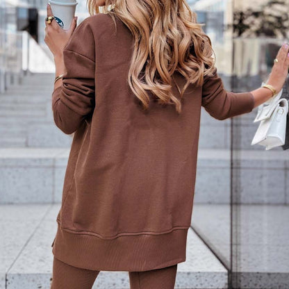 🤩 🤩 🤩 VANDAAG VOORDAT VOORDAT UITVERKOCHT! 👇🎁Casual set voor dames: sweatshirt en legging